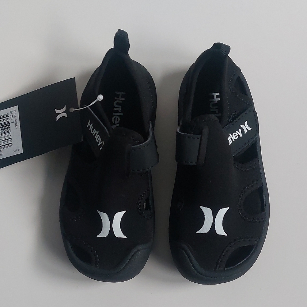 Hurley Black Water Shoes Slip-On Design Size‎ 7